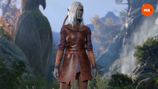 The Drow, one of the Baldur's Gate 3 races, is an elf with a dark complexion.