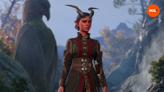 A Tiefling is one of the Baldur's Gate 3 races that gets a bad rap. They're descended from demons so have bright skin and huge horns on their head.