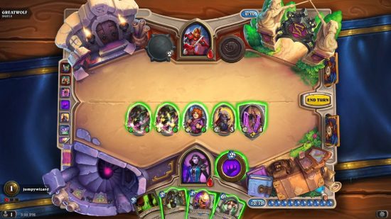 Best card games PC: a duel in Hearthstone