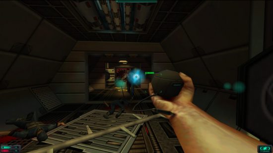 Best horror games: using the Black Ops Psionic Amplifier to take down undead in System Shock 2