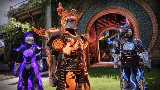 Destiny 2 summer Solstice event: Guardians wear elaborate, glowing armour