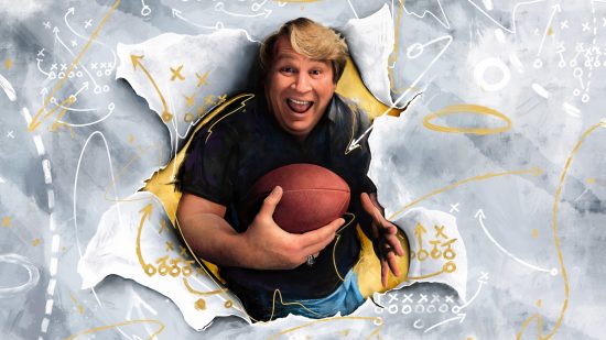 Madden NFL 23 system requirements: John Madden, the sports commentator from which the series derives its name, bursts out of paper with a football in hand