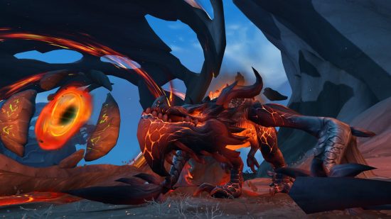 World of Warcraft WoW Dragonflight Alpha Gear Farm Primal Invasions: a Primalist dragon lurks in the Azure Span