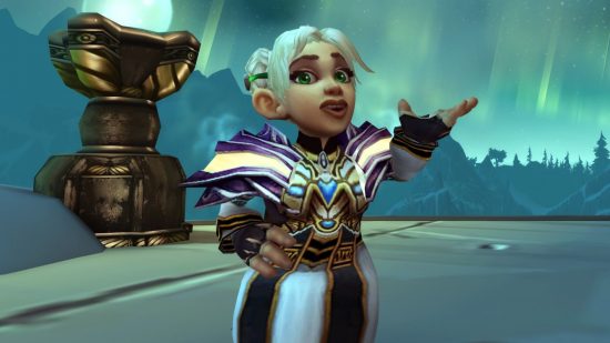World of Warcraft WoW Dragonflight Time Skip: Chromie ponders the upcoming time skip