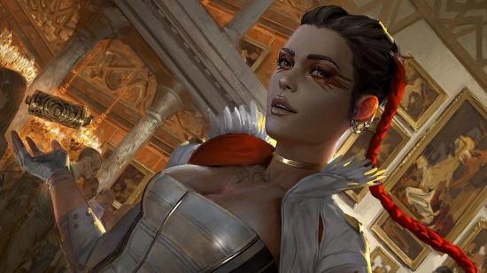 Apex Legends Loba Heirloom: A woman of color tosses bullets into the air