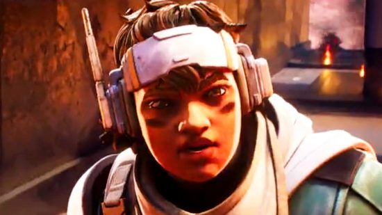 Apex Legends season 14 player count - new Legend Vantage, a young woman in a white headset with black facepaint under her eyes