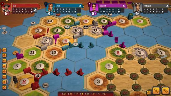 Beste browserspellen: spelers vechten voor strategische controle over het bord in Catan Universe