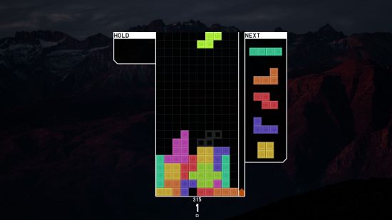 最高のブラウザゲーム：テトリスのようなtetr.ioで並べるためにさまざまなブロックを配置する