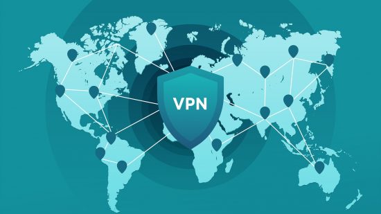 Best Chrome VPN - image shows a map of the world protected by a VPN.