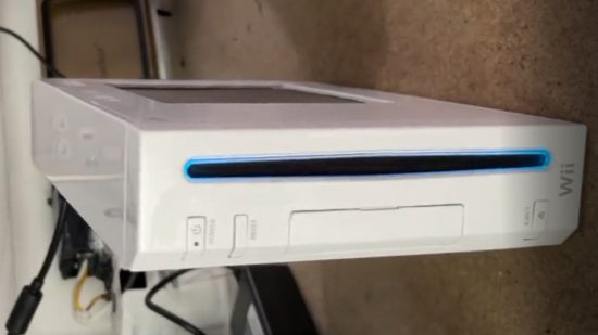 Custom Nintendo Wii gaming PC from front