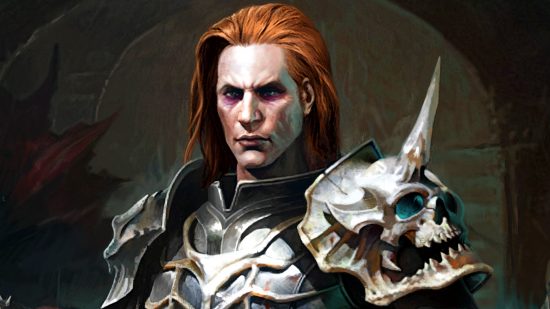 Diablo Immortal PvP hacks - a reddish-brown haired male necromancer