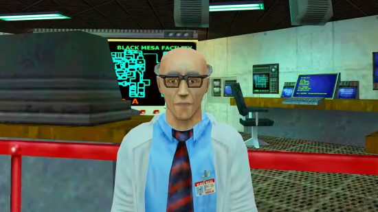 Half-Life mod is a complete prequel to the Valve sci-fi FPS: a Black Mesa scientist talks to Gordon Freeman in front of a bank of monitors