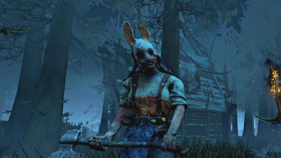Dead By Daylight devs Behaviour planning new multiplayer game: DBD killer The Huntress stands in the middle of the screen