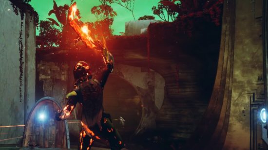 Best Destiny 2 Hunter builds for PvP and PvE in Arc 3.0: A Hunter casts a Super in PvP.