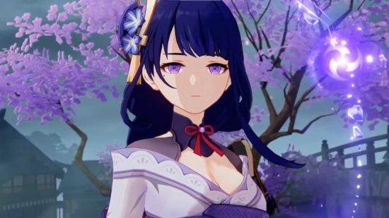 Genshin Impact 3.1 anniversary rewards leave players unimpressed: anime girl dressed in purple