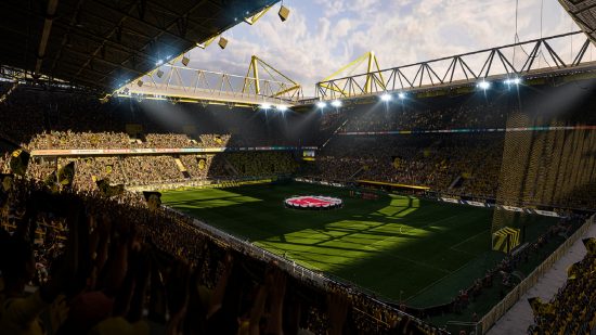 すべてのFIFA 23スタジアム：Dortmundの本拠地、Signal Iduna Stadium