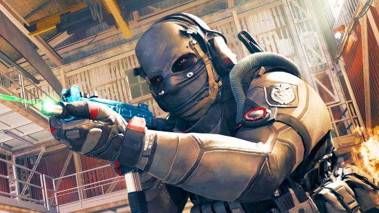 Call of Duty: Warzone 2 perk, AI, and loadout changes may be reversed: An operator in Call of Duty: Warzone aims an assault rifle with a laser sight