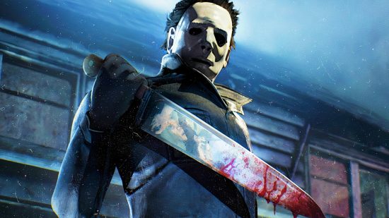 Dead by Daylight killer Michael Myers is hiding a very creepy secret: Dead by Daylight killer Michael Myers holds a bloodied knife