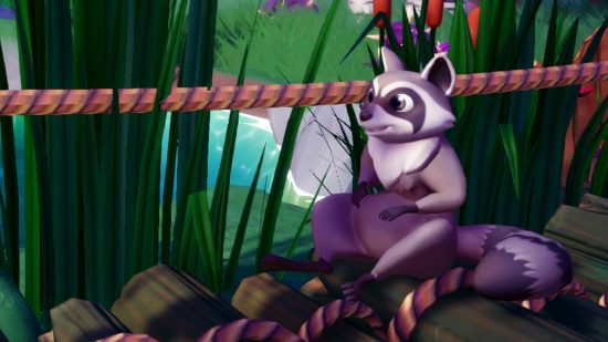Disney Dreamlight Valley critters animals: Raccoon