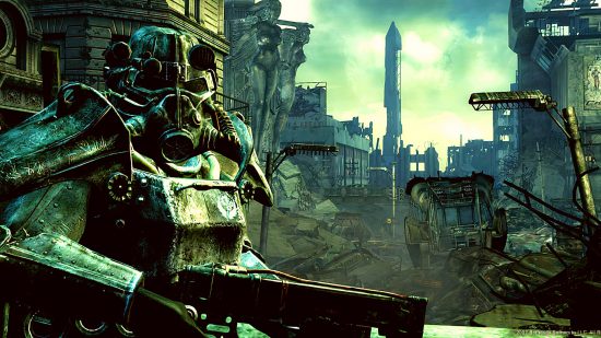 Fallout 3 in real life as Bethesda fan hides Bobbleheads in Washington: A Brotherhood of Steel soldier in Fallout 3