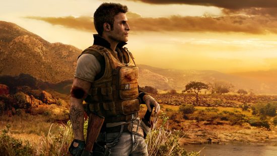 Far Cry’s best game gets brutally realistic as mod remakes Ubisoft FPS: A mercenary stands against a sunset in Far Cry 2