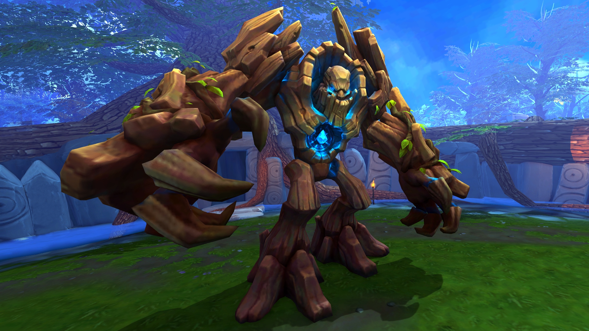 Free MMOs: Runescape. Image shows a tree creature.