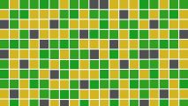 Games like Wordle: A large board of grey, yellow, and green squares reminiscent of Wordle, the viral brain teaser that's acquired many spin-offs due to its popularity.