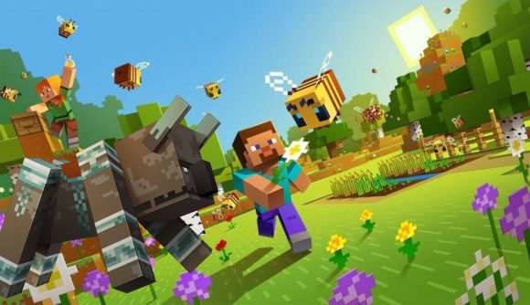Minecraft map bulls. This Minecraft map has players running away from scary bulls.