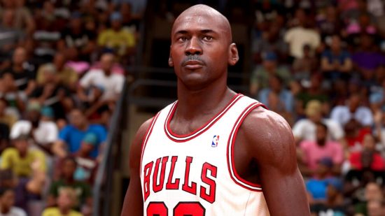 : Michael Jordan in his Chicago Bulls outfit