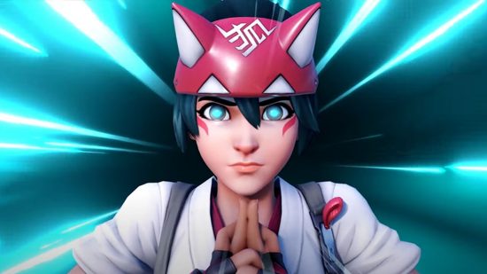 Blizzard wants Overwatch 2 crossovers a la Fortnite: An anime girl with a red fox hat stares in concentration