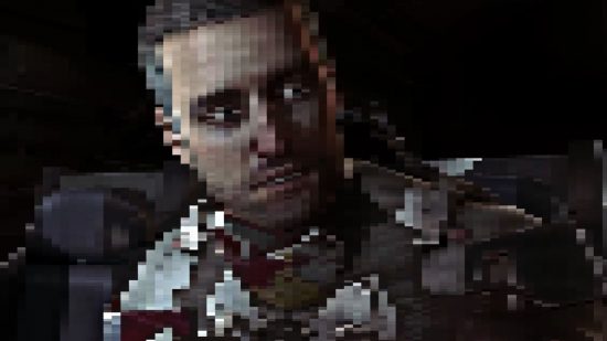 Dead Space remake has some horror game competition with this demake: Pixelated face of Isaac Clarke in Dead Space 2