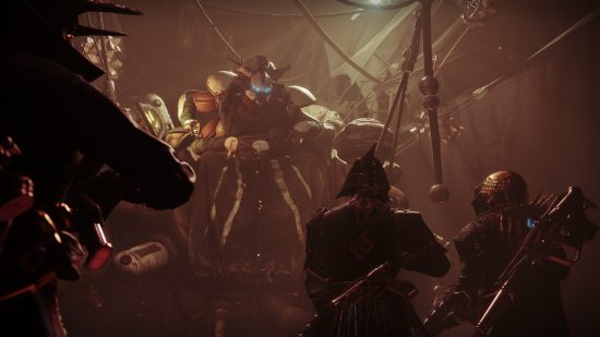 Destiny 2 destination materials to be depreciated in Season 19, finally: An image of Spider in the Eliksni hideaway.