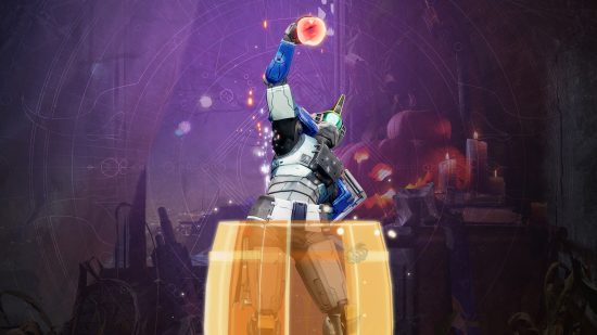 Destiny 2 Event Passes aren't worth the cost, players say: A Guardian shows off Destiny 2's Bobbing for Apples Event Card emote.