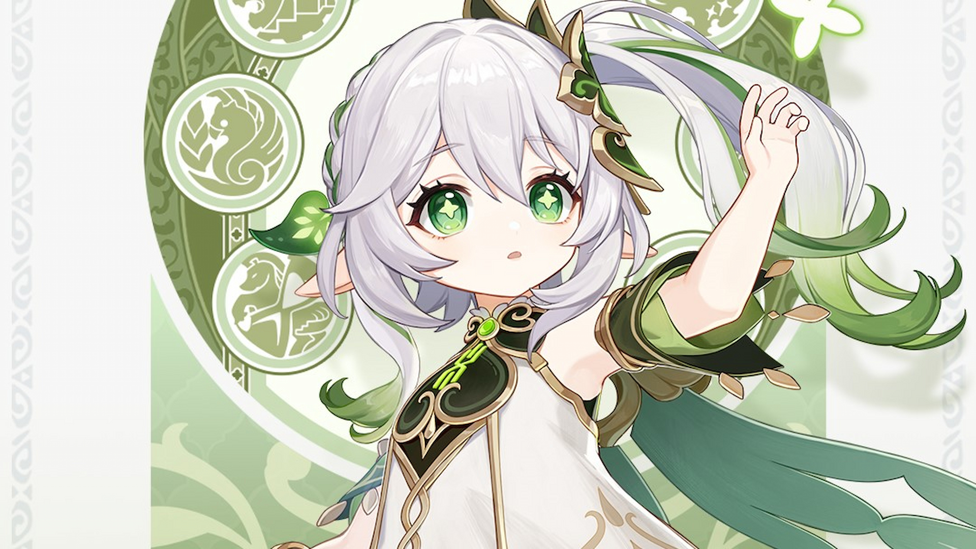 Genshin Impact leak lists four-star banner characters coming in 3.2: anime girl with white hair and green eyes