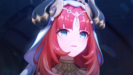 Genshin Impact leak shows off new Sumeru Serenitea Pot realm: anime girl with red hair and blue eyes