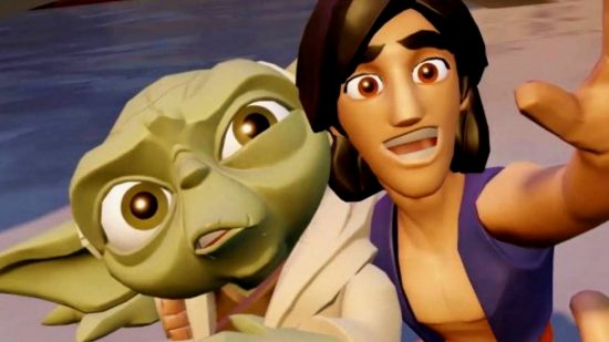 Best Disney games: Aladdin and Yoda together in Disney Infinity