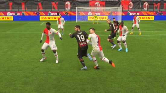 Best FIFA 23 left backs: Theo Hernandez running through the defence