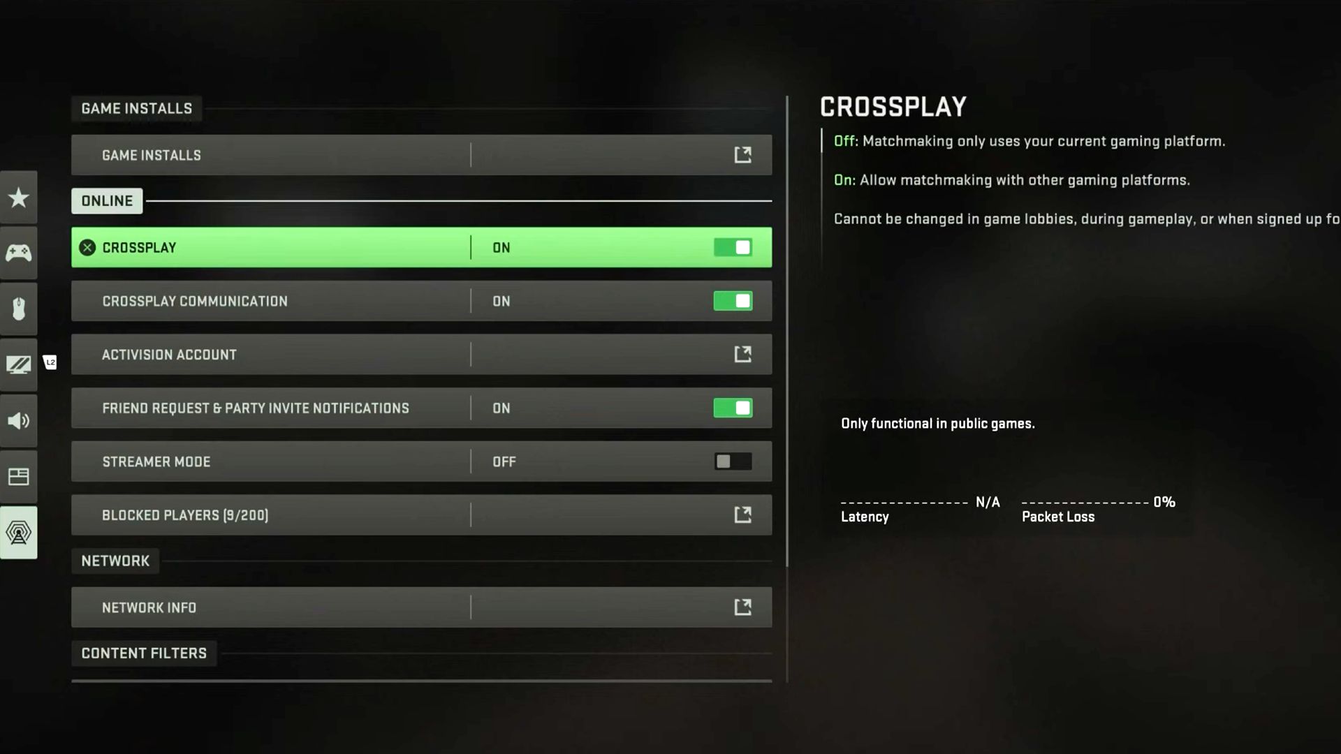 Call of Duty crossplay icons explained