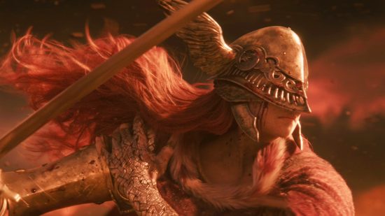 Elden Ring bosses disgraced by world-first no-hit FromSoftware RPG run. A giant fantasy warrior with red hair from Elden Ring