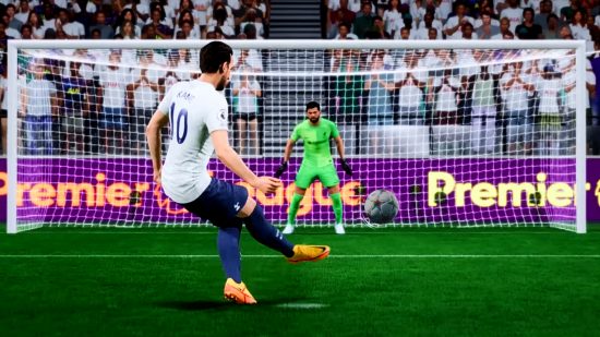 FIFA 23 penalty saves - Harry Kane takes a penalty