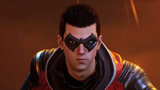 Gotham Knights co op upped to four players with new game mode: a headshot of Robin, Batman's sidekick