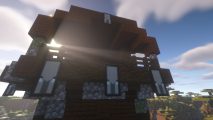 Minecraft banner: banners on pillager outpost