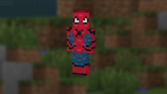 Minecraft Spider-Man - het kostuum dat Peter Parker maakt in Spider-Man Homecoming.