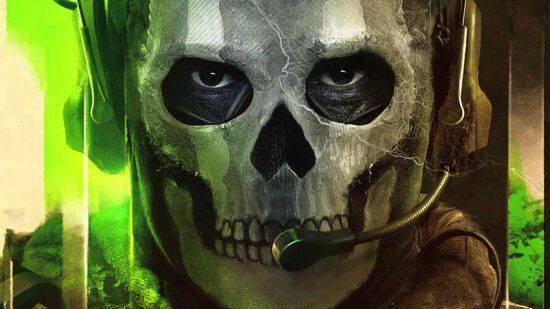 Modern Warfare 2 campaign spin off of fan favourite character possible: a close up shot of Simon "Ghost" Riley's skull mask