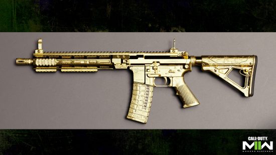 How to get gold in Modern Warfare 2: Gold camo on an assault rifle