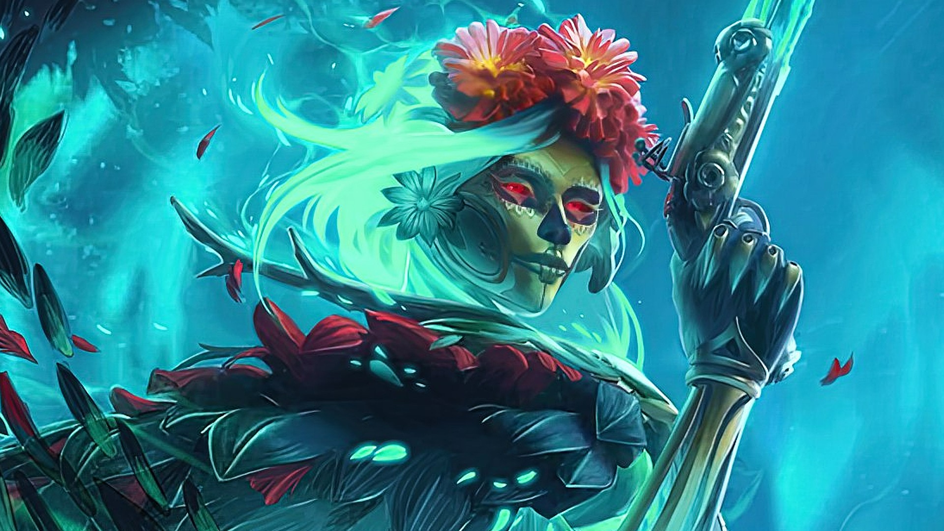 Dota 2 hero Muerta is wearing one of the MOBA's most powerful items