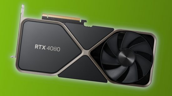 An Nvidia GeForce RTX 4000 Founders Edition