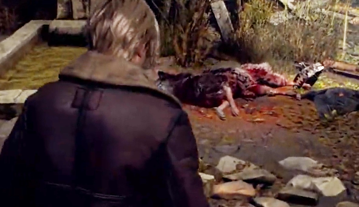 Resident Evil 4 Remake gameplay shows you seriously can't pet the dog: Huey, from Haunting Ground, in Resident Evil 4 Remake