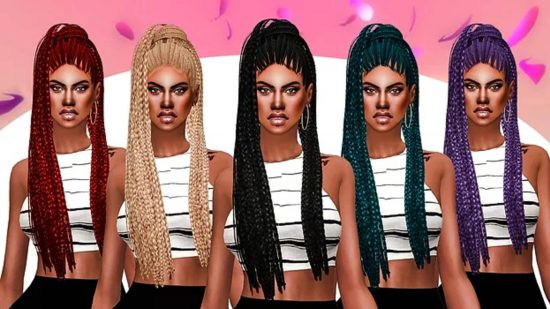 Sims 4 Opciones de CC: Peinados