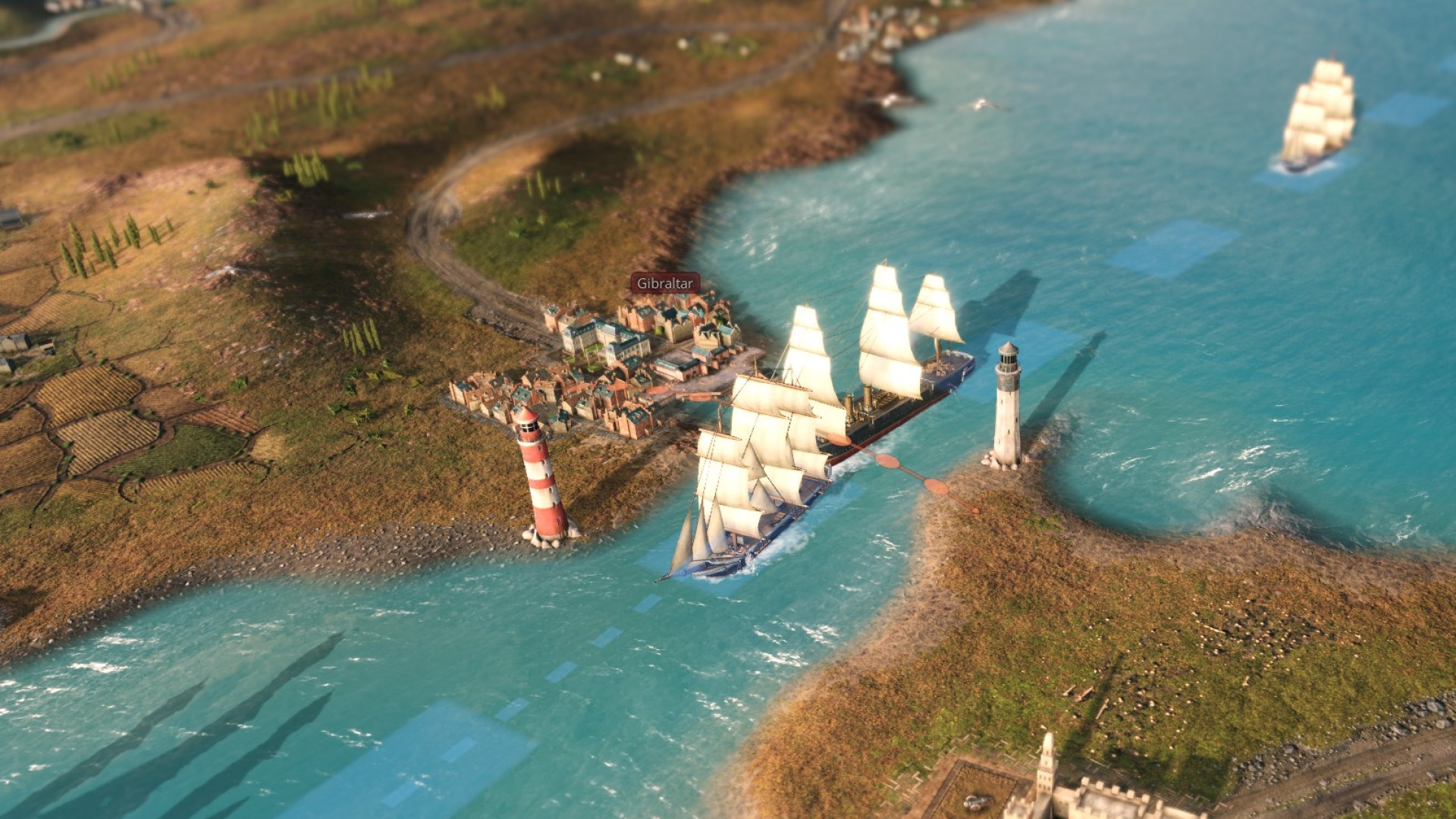 Victoria 3 trade guide: Sailing ships pass through the Panama Canal